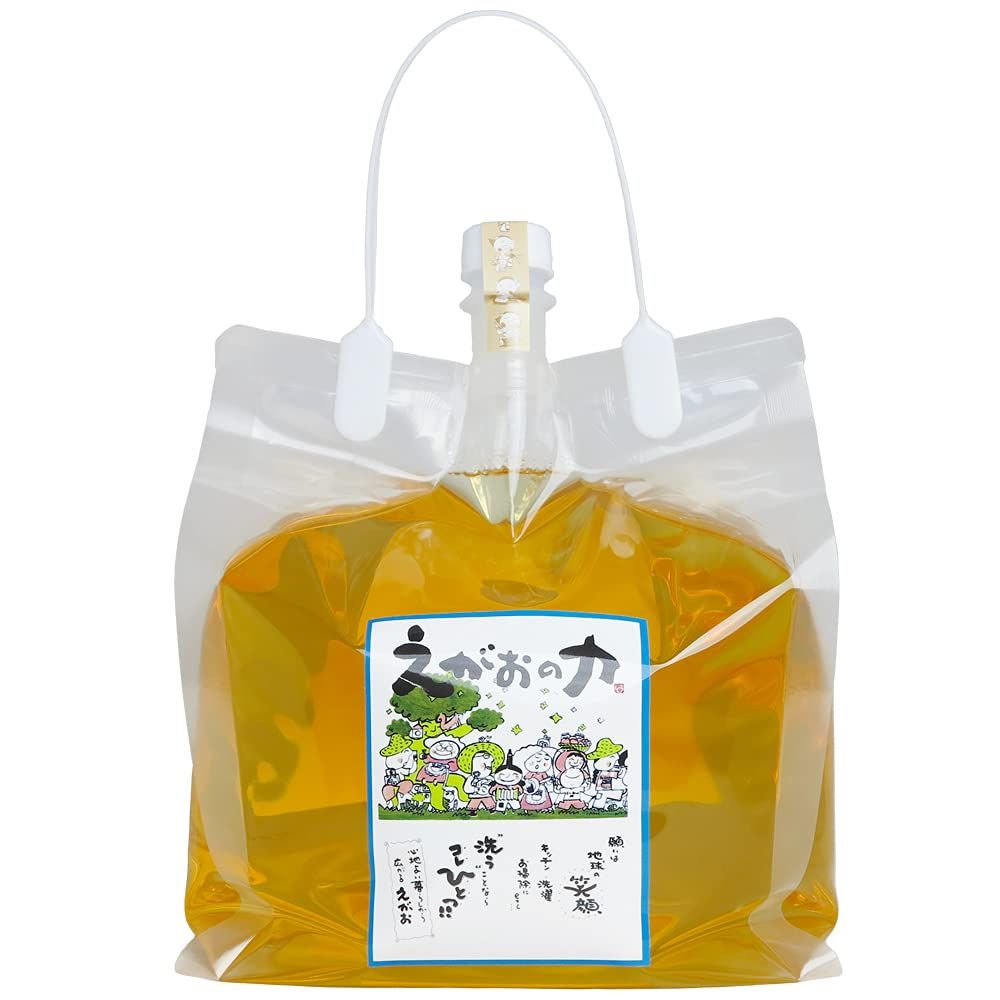 植物油由来成分からできた濃縮自然派洗剤「えがおの力(旧松の