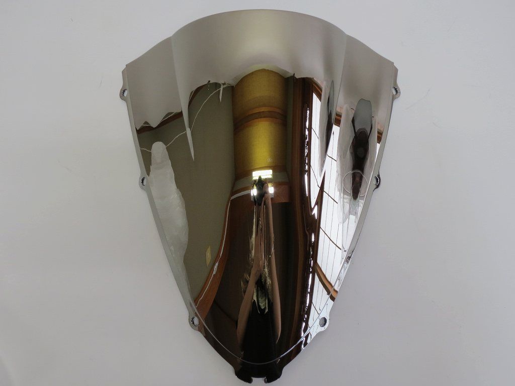 ZZR1400 ZX14R ダブルバブルスクリーン シルバー スキッドマークス ZX