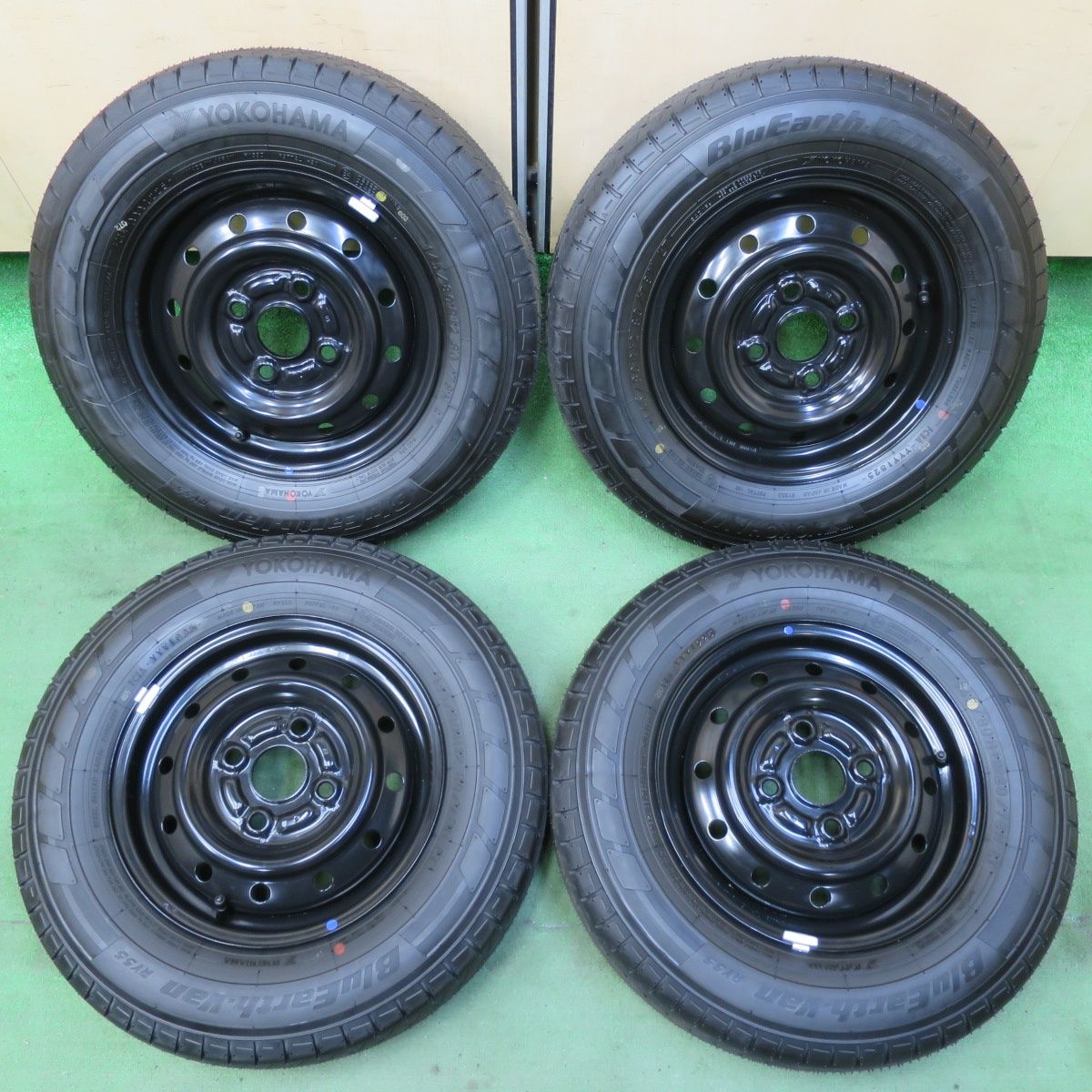 新車外し！25年☆スズキ エブリイ バン 純正 スチール 145/80R12 80