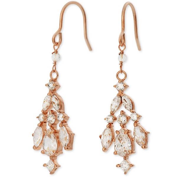 K14WG ピアス キュービックジルコニア 【中古】 商品番号 B-147204 