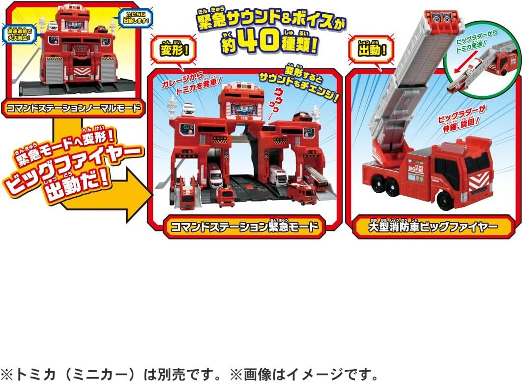 タカラトミー トミカワールド 変形出動!ビッグファイヤー