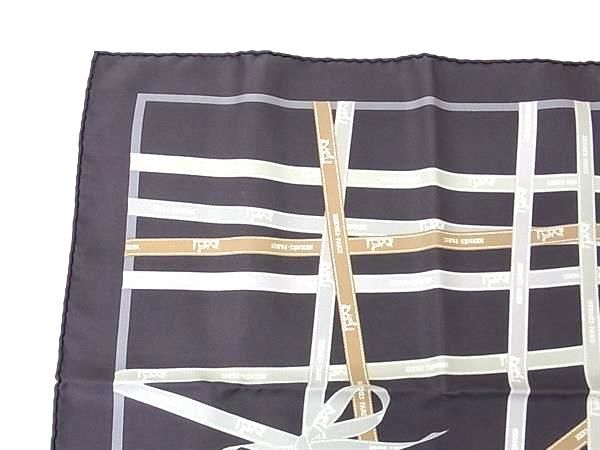 □新品同様□ HERMES エルメス ボルデュック カレ45 プチカレ