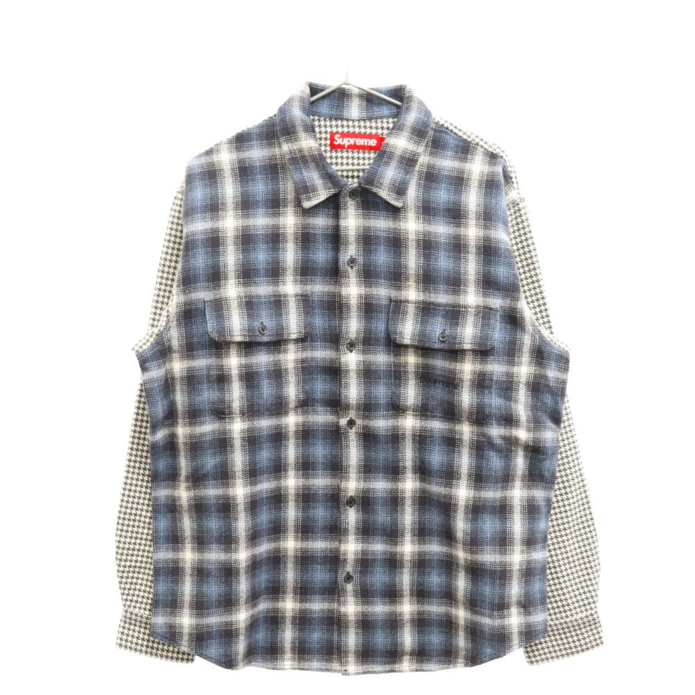 SUPREME (シュプリーム) 23AW Houndstooth Plaid Flannel Shirt