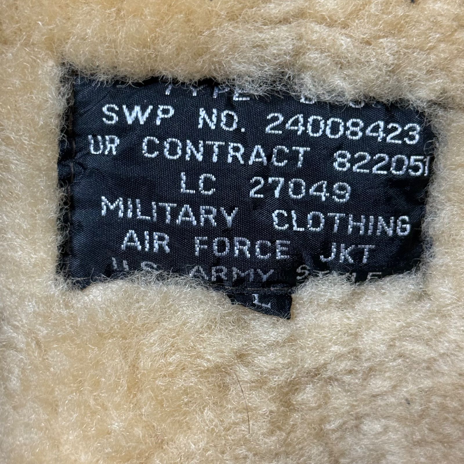 エアフォースジャケット ムートジャケット