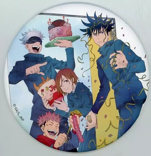 呪術カフェ 缶バッジ 伏黒 呪術廻戦カフェ2024 渋谷事変 じゅじゅフェス 伏黒恵 缶バッチ