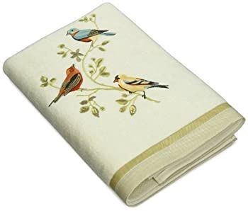 Avanti Linens Gilded Birds Bath Towel Ivory by Avanti Linens