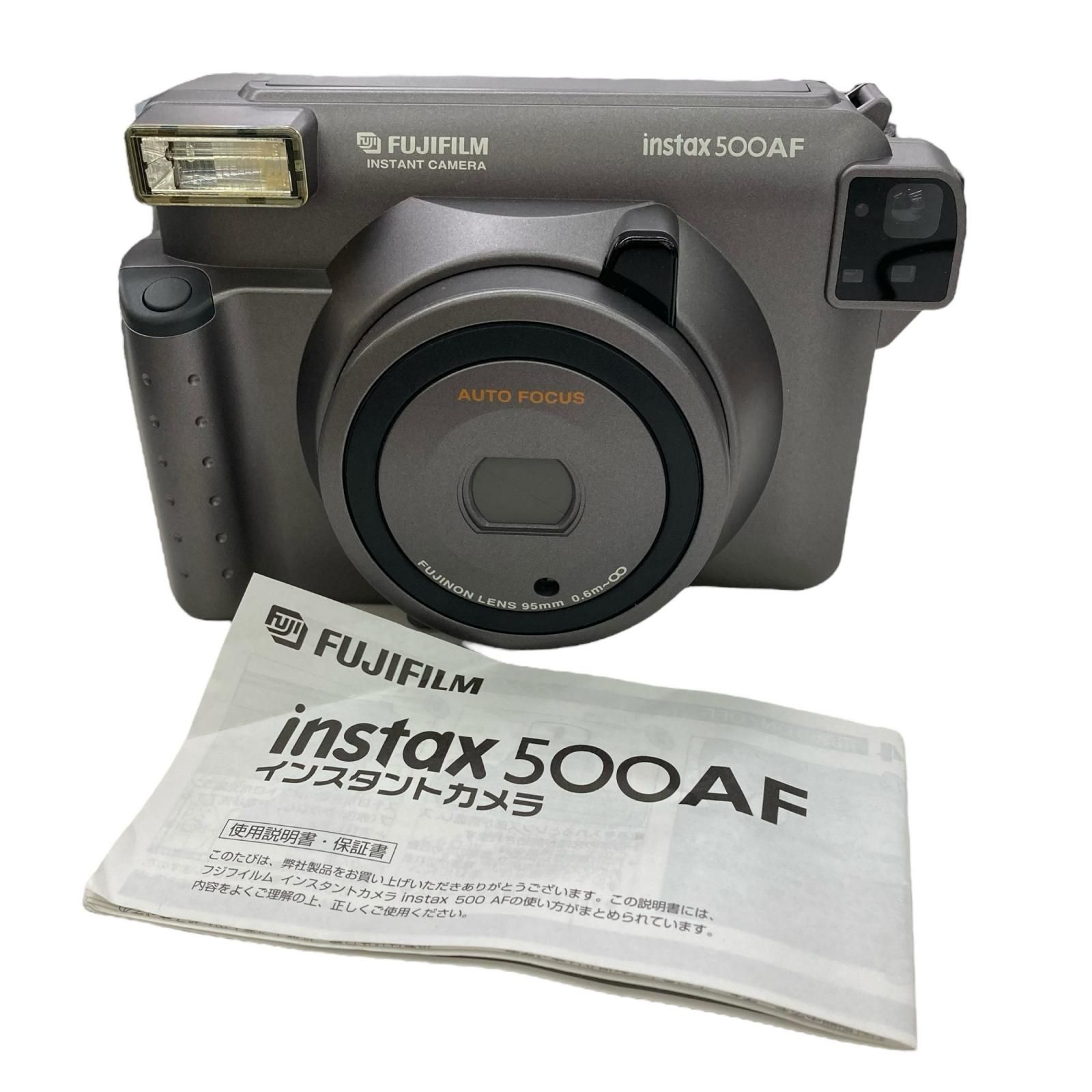 186000 現状品 FUJIFILM フジフィルム インスタントカメラ instax 500AF