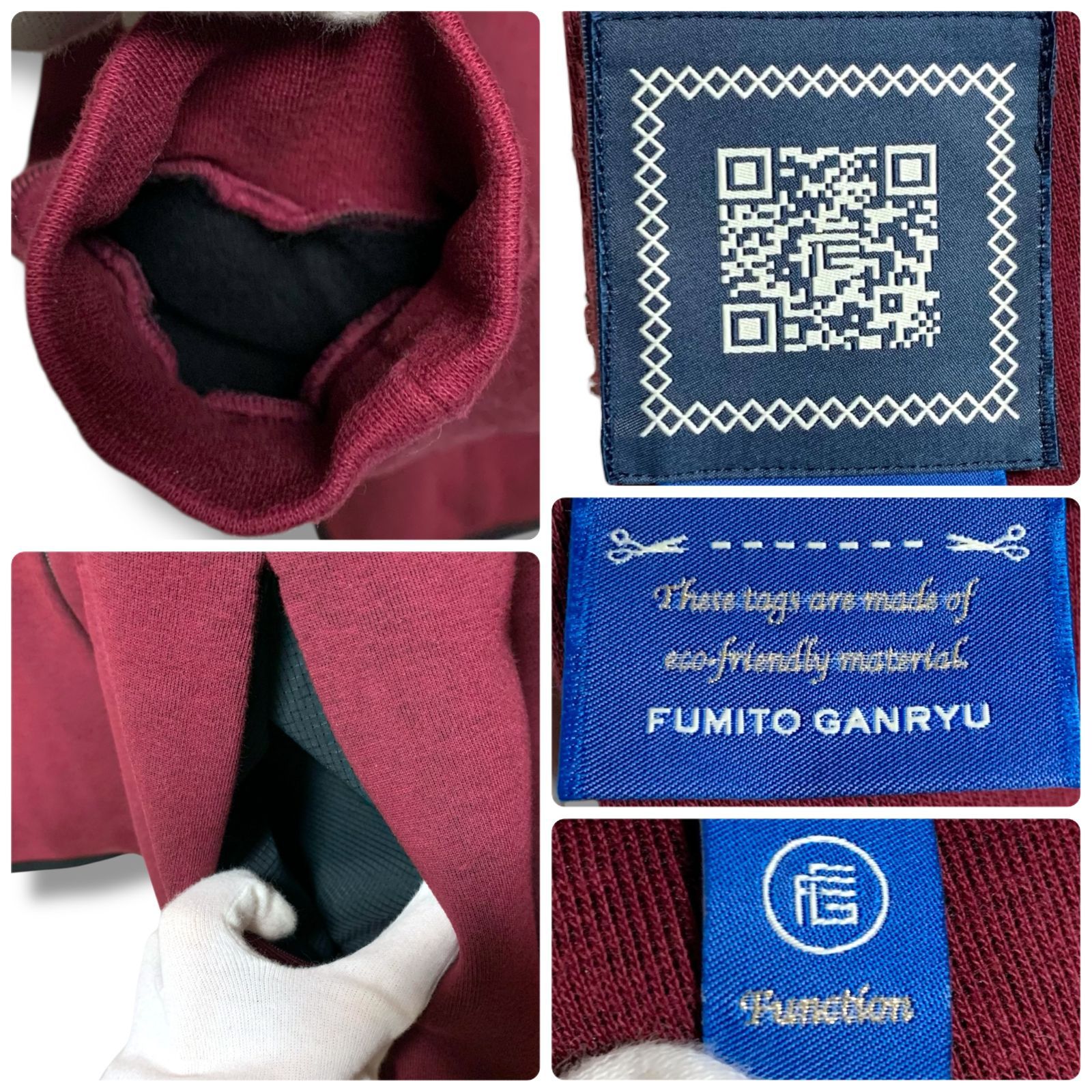 ジップアップ フード付き