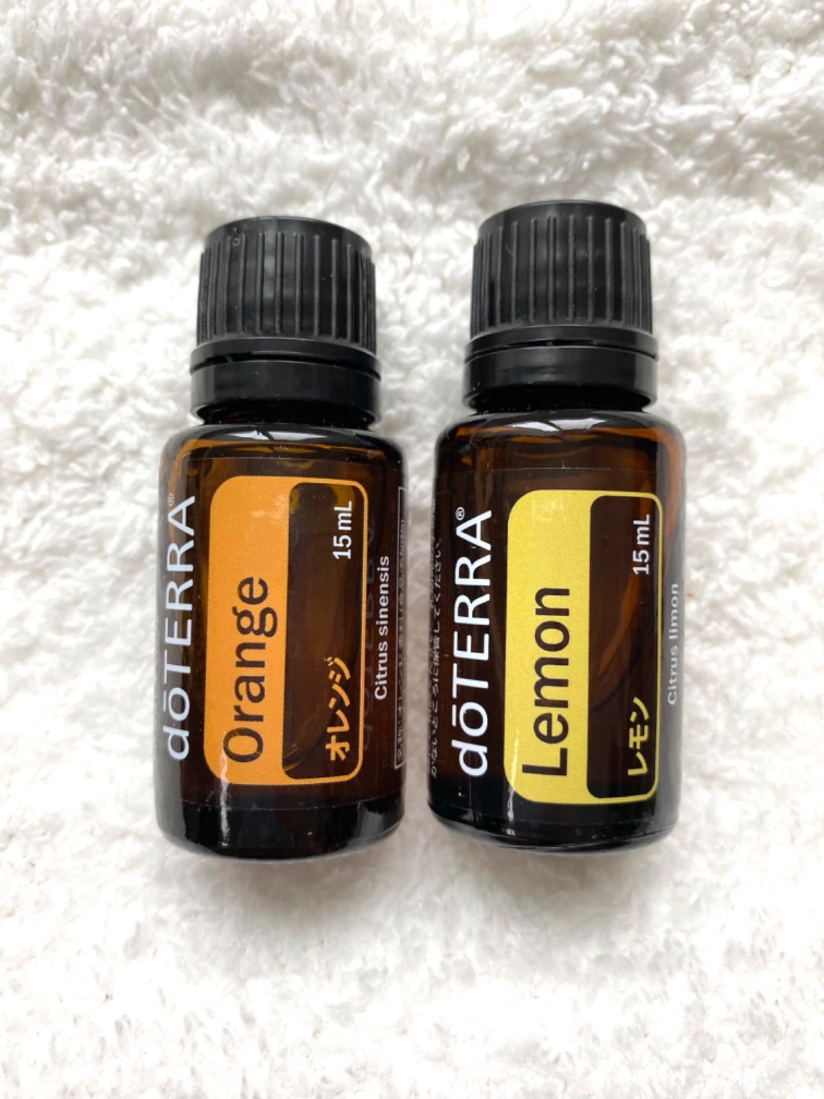 doTERRA オレンジ レモン 2本セット 15ml エッセンシャルオイル 精油 ... doTERRA ドテラ orange オレンジ 15ml 4本セット アロマ