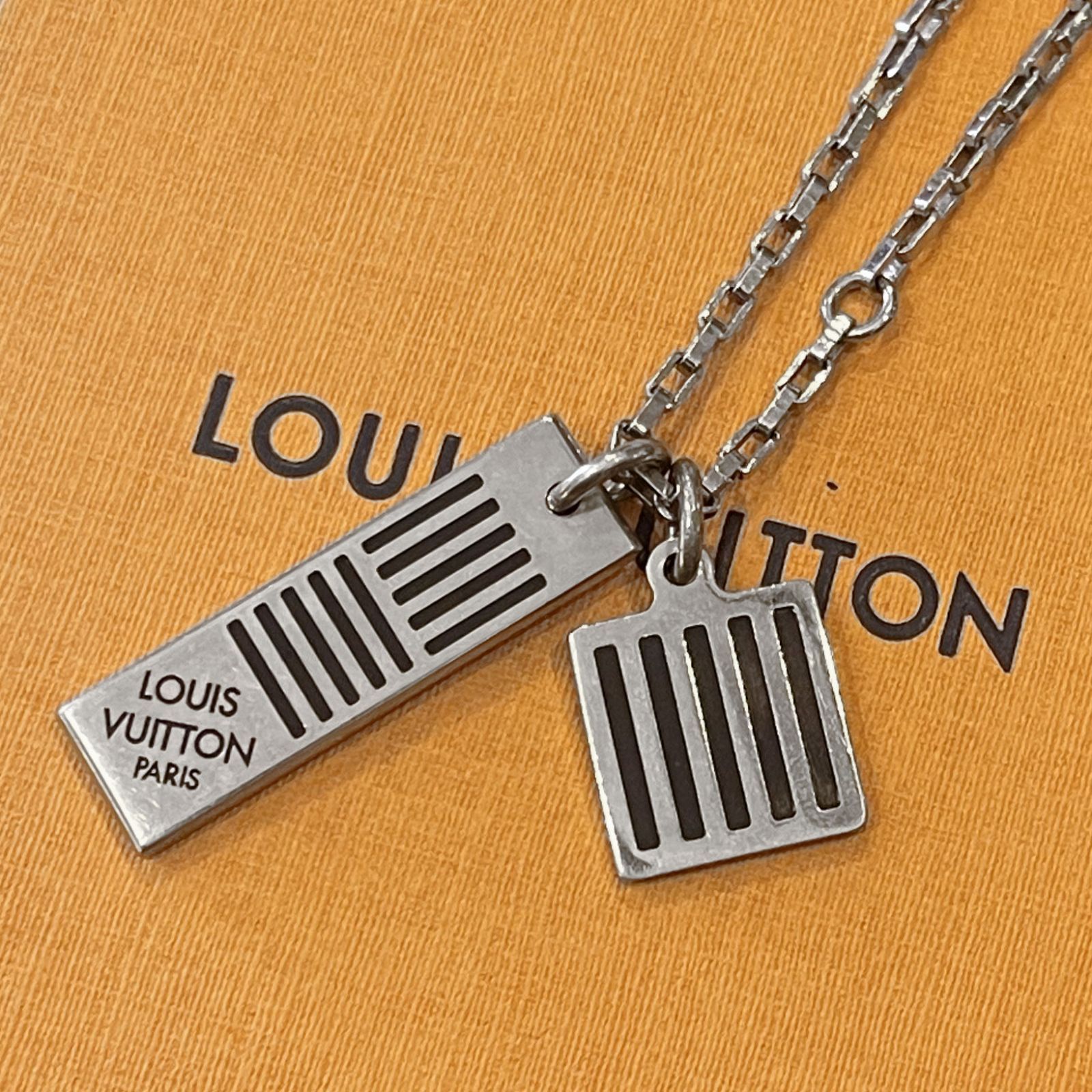 人気 ブランド チェック ルイ ヴィトン LOUIS VUITTON ネックレス コリエ ダミエカラーズ ネックレス、ペンダント、チョーカー