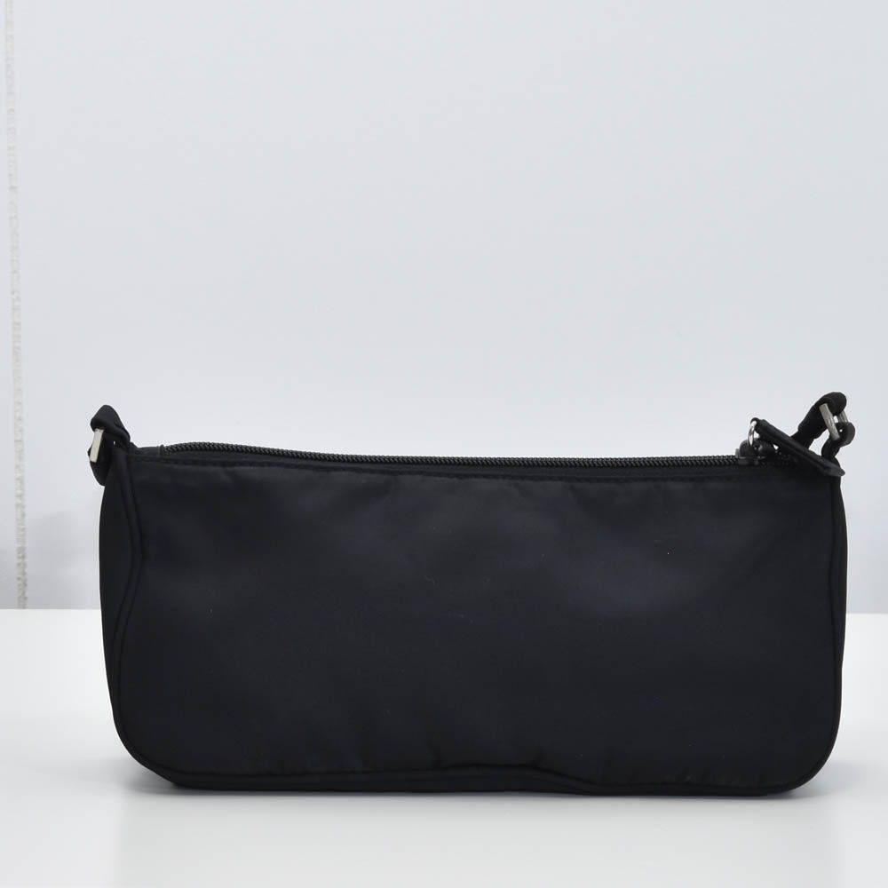 中古USED PRADA ハンドバッグ ナイロン ブラック ロゴ 39926