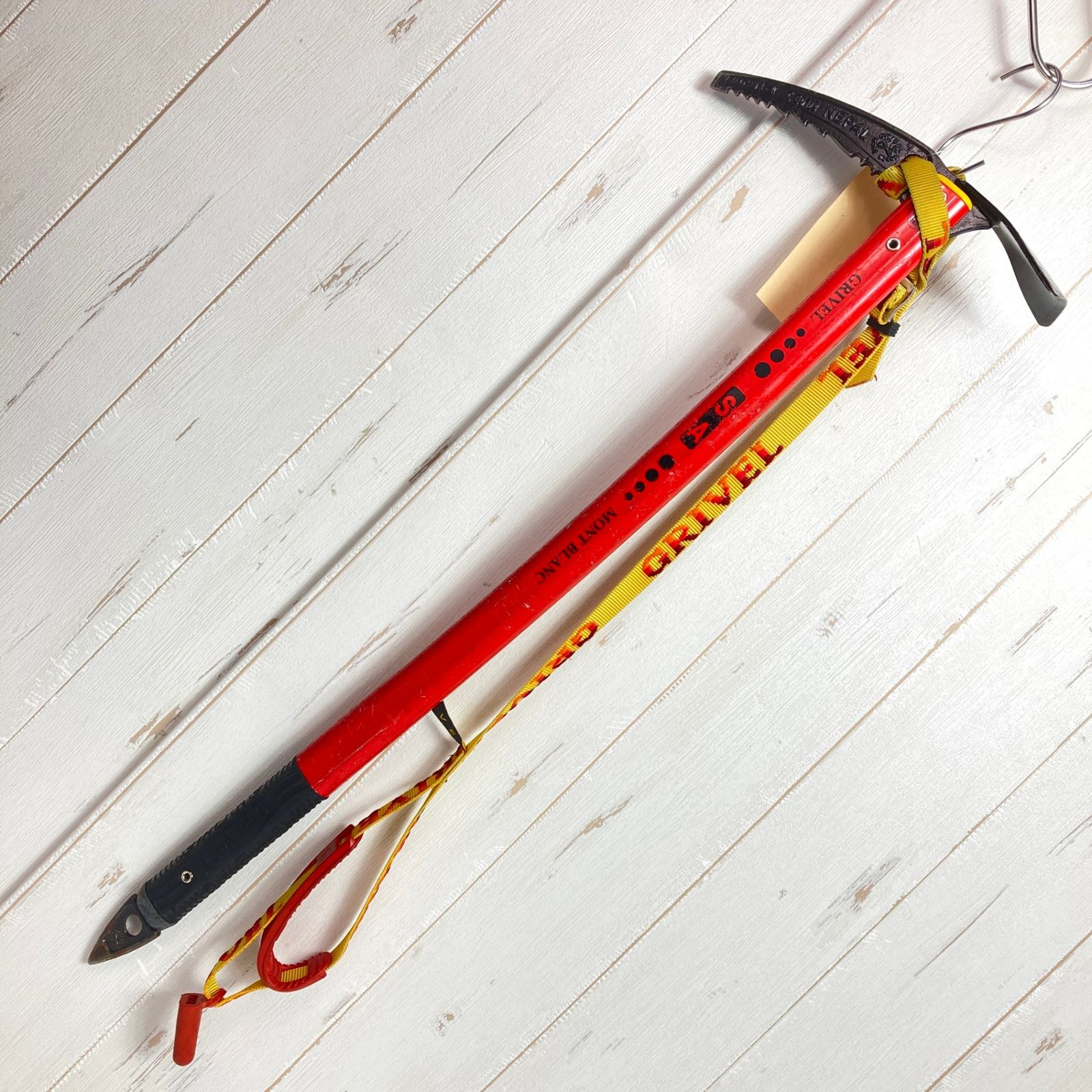 美品 グリベル GRIVEL ピッケル MONTE BLANC ストレート 70cm 登山 アウトドア グリベル GRIVEL MONTE BIANCO モンテビアンコ ストレート