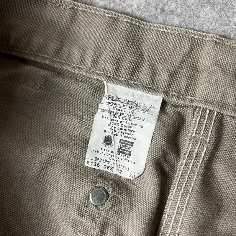 90s USA製 Carhartt ダブルニー ダック ペインター パンツ 32 30 / 90