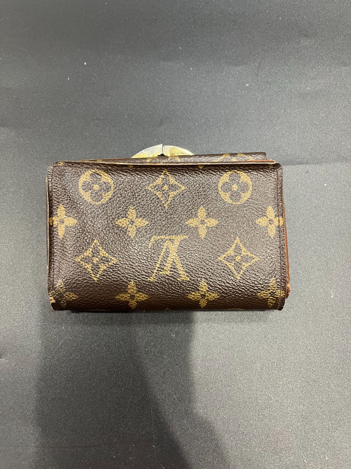 ルイヴィトン がま口 2つ折り財布 極美品 60 LOUIS VUITTON ルイ