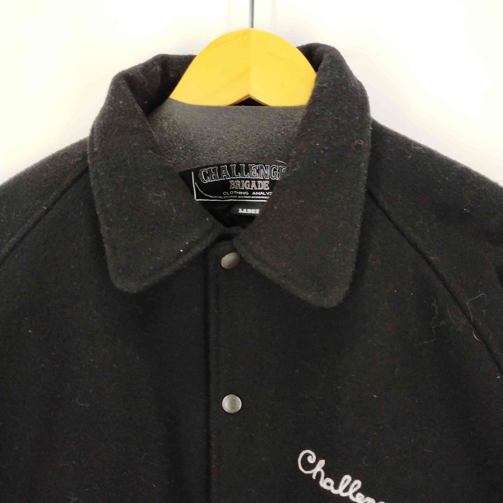 MELTON CLUB JACKET【BLACK】｜CHALLENGER｜MELTING POT（正規