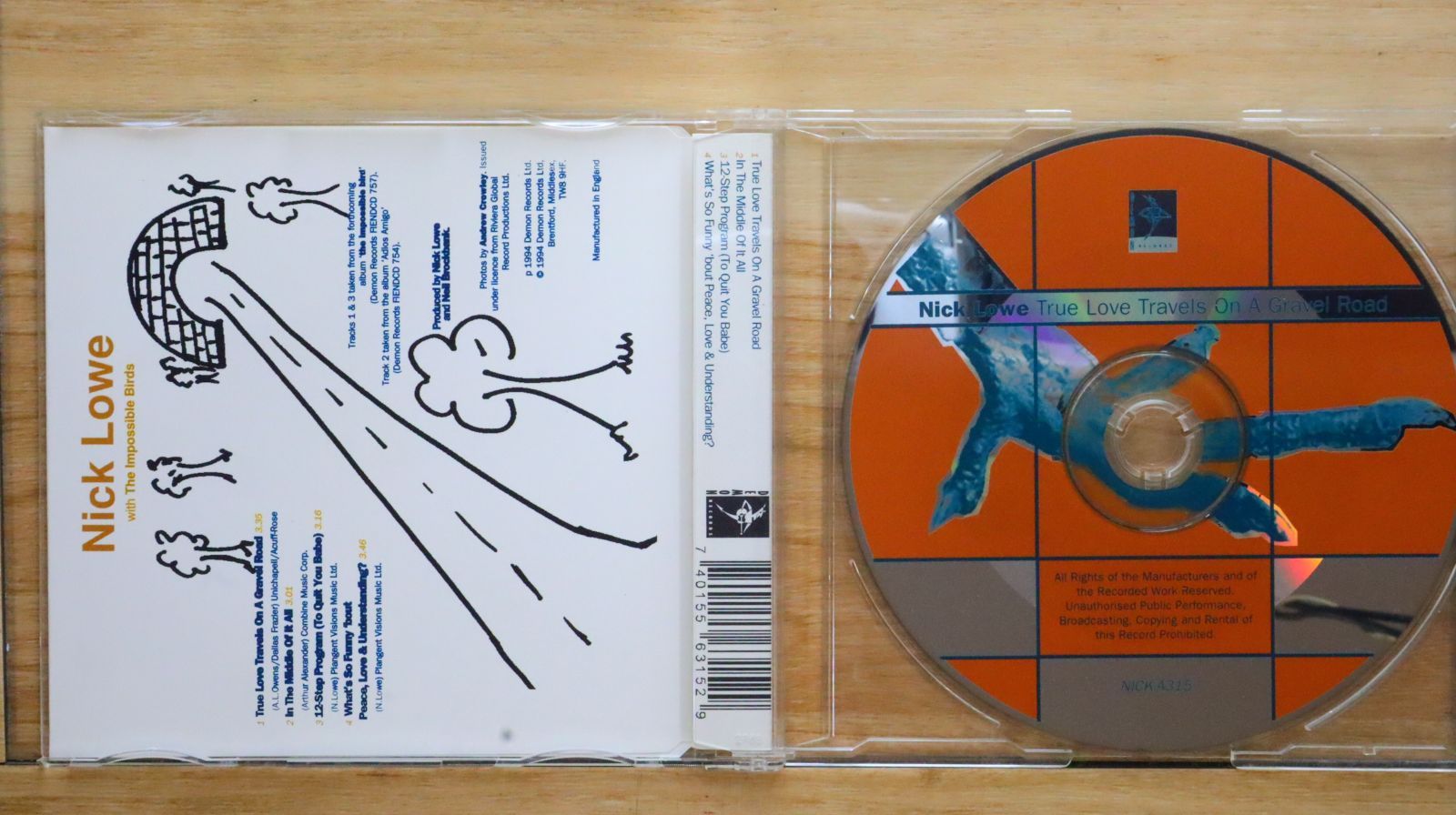 中古CD☆ニック・ロウ/NICK LOWE□ True Love Travels on a