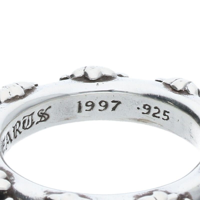 CHROME HEARTS クロムハーツ　クロスバンドリング21号 クロムハーツ CROSS BAND/クロスバンド シルバーリング メンズ 21号