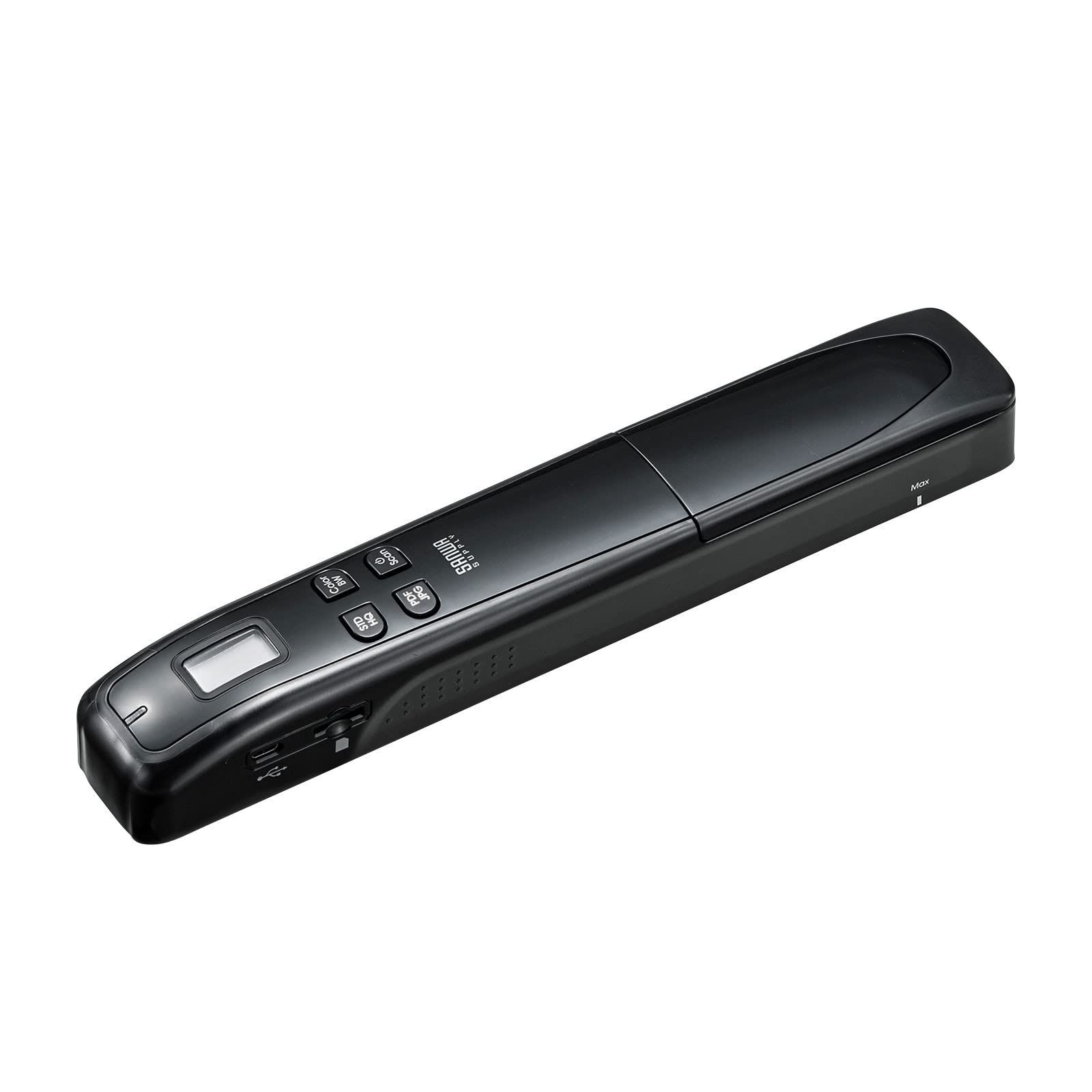 即日発送 サンワサプライ ポータブルハンディスキャナ PSC-HS2BK ブラック