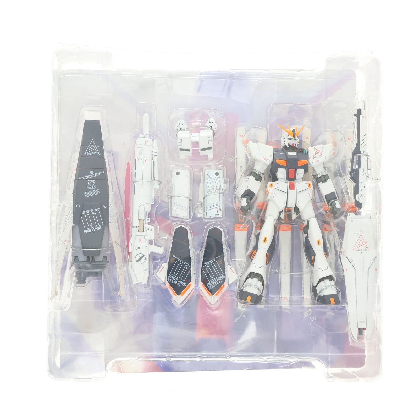 BANDAI - GUNDAM FIX FIGURATION #0009 νガンダム+HWS(ヘビーウェポンシステム) 機動戦士ガンダム 逆襲のシャア 完成品 可動フィギュア バンダイ GUNDAM FIX FIGURATION #0009 νガンダム+HWS(ヘビーウェポン