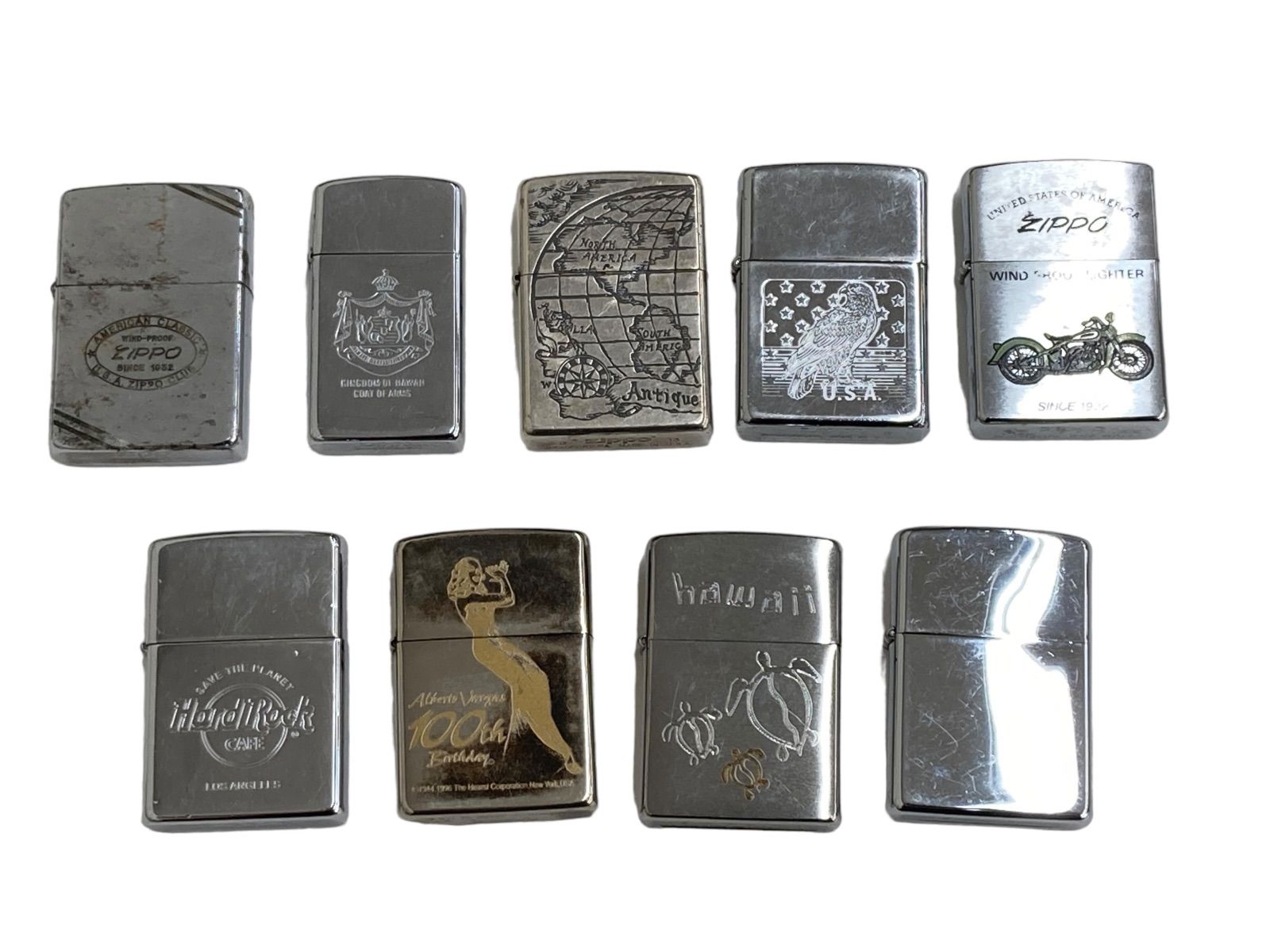 ZIPPO ジッポー 9個まとめ売り まとめ売り商品 ☆動作未確認☆ - メルカリ