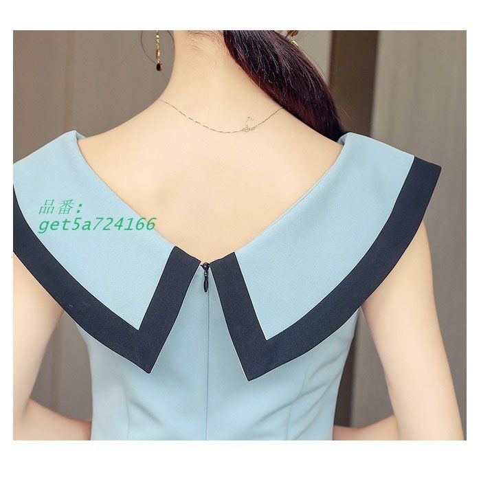 ノースリーブ膝丈タイトワンピース おしゃれ