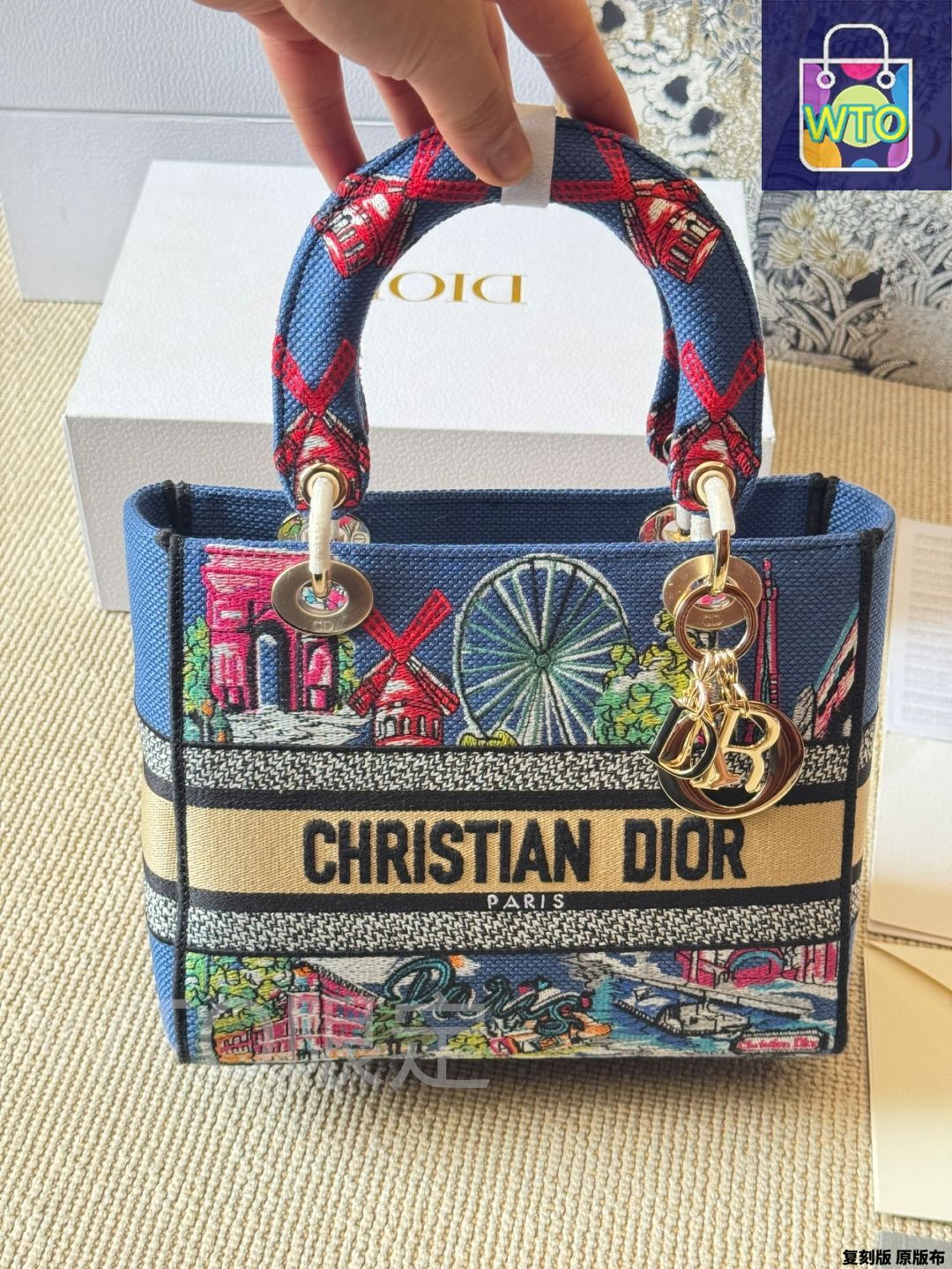 今日特価】Dior ディオール レディ ディライト 刺しゅうバッグ