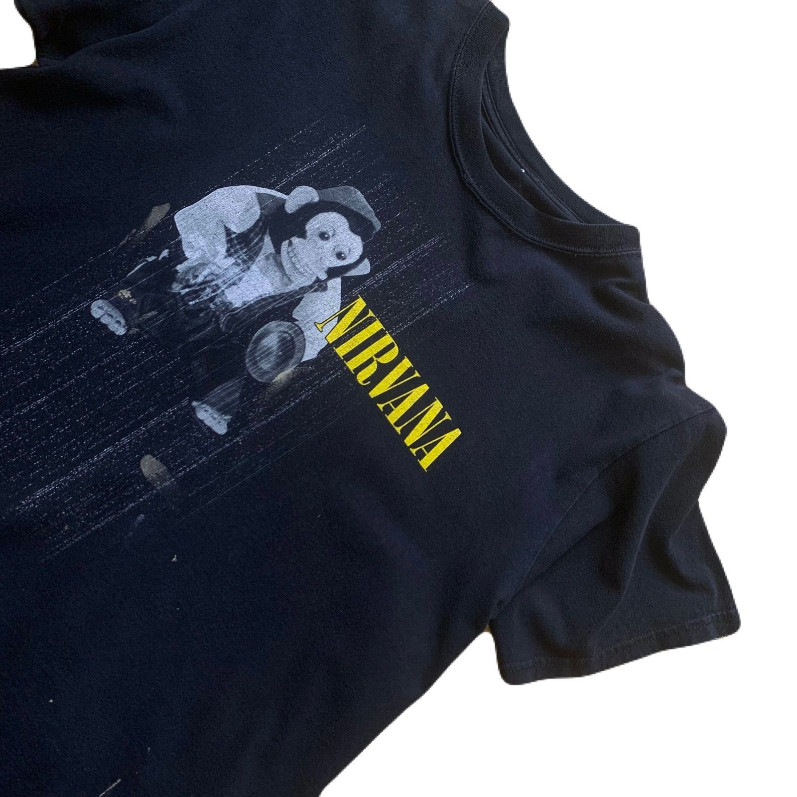 00´s NIRVANA Cymbal Monkey Band T-Shirts