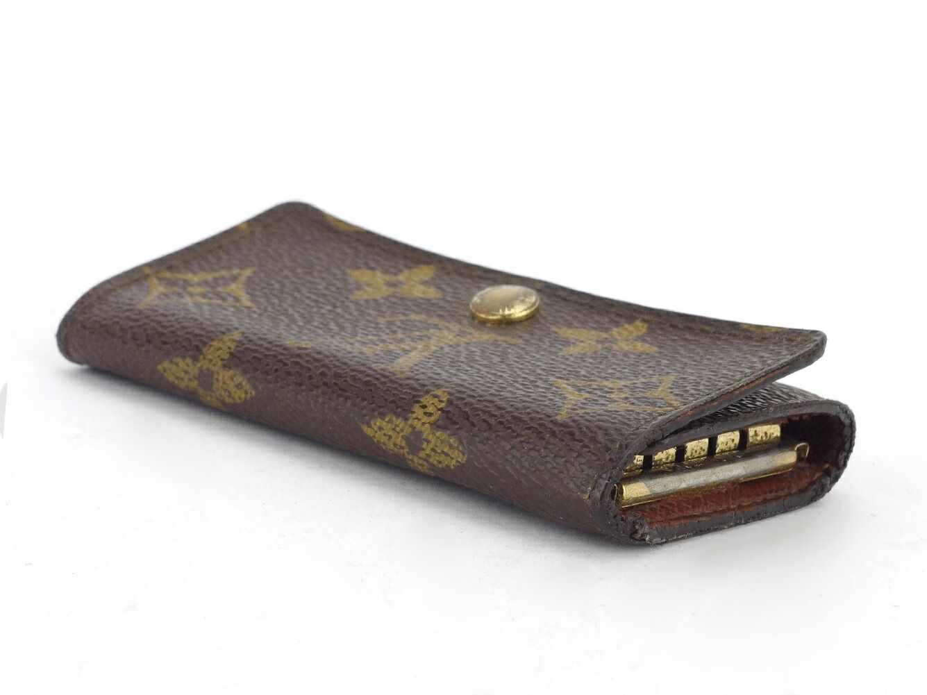 【美品】ルイヴィトン＊4連キーケース モノグラム ゴールド金具 LOUIS VUITTON ルイ ヴィトン キーケース 4連キーケース