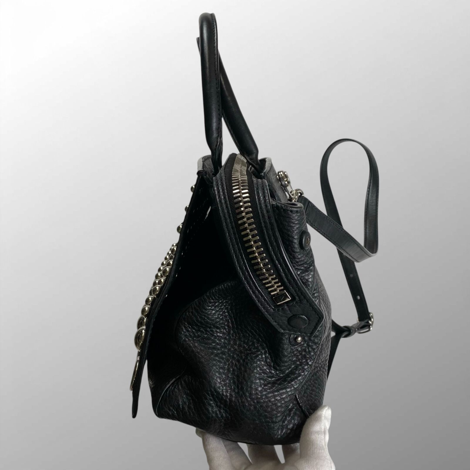 Alexander Wang アレキサンダーワン / フラップ ボールスタッズ レザー