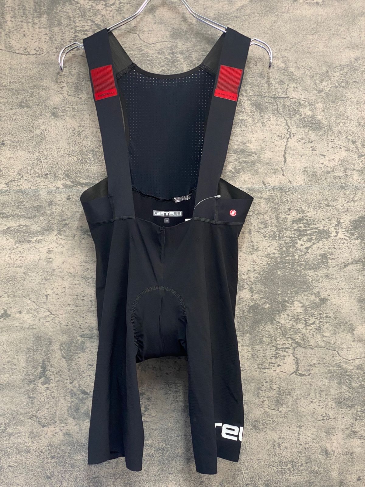 JN052 カステリ CASTELLI PREMIO BLACK ビブショーツ 黒 M タグカット