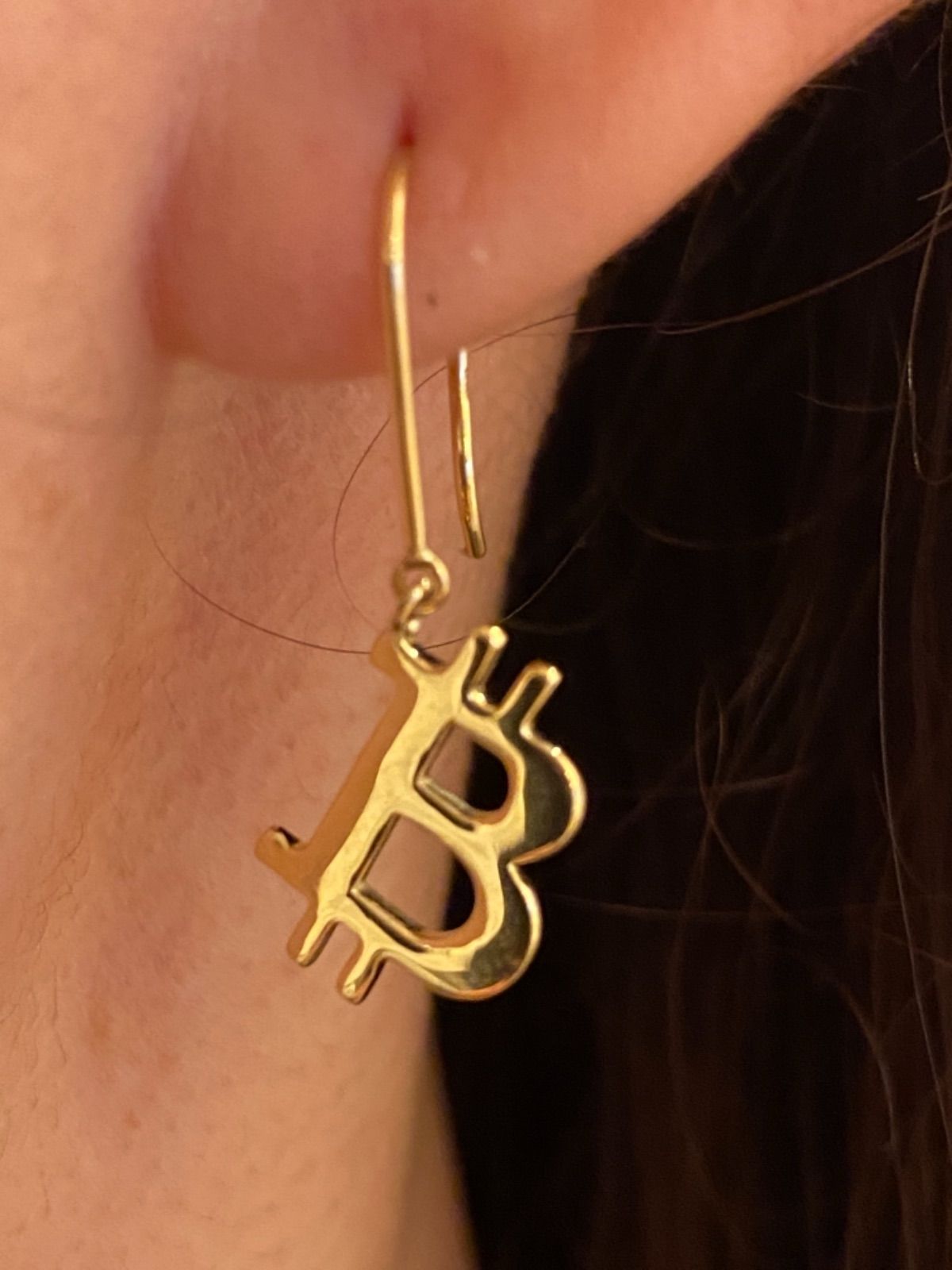 最前線の k18 メルカリ - BTC ビットコインピアス アクセサリー