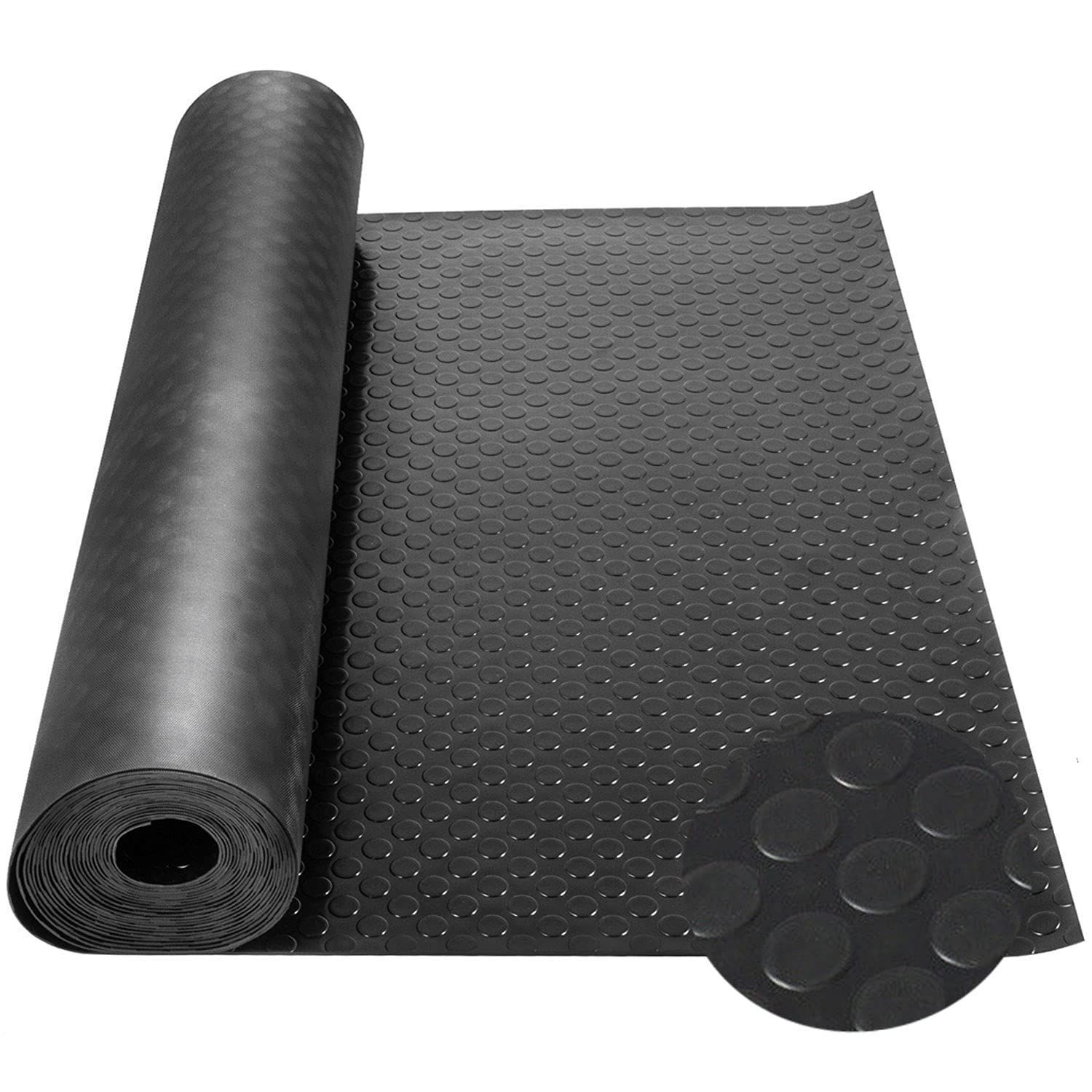 【新着商品】ロール ガレージフローリング ゴム製フロアマット 滑り止めゴムシート 厚さ3mm 100*500cm ガレージマット マット 倉庫シート ゴム ガレージ キッチンマット ガレージフロアマット 