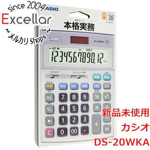 bn 3 CASIO製 実務電卓 デスクタイプ 12桁 DS-20WKA-N