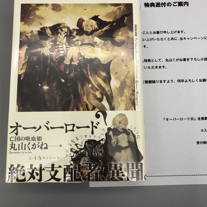 オーバーロードⅢ 全巻購入特典小説 亡国の吸血姫 オーバーロードⅢ 全巻購入特典小説 亡国の吸血姫 - メルカリ
