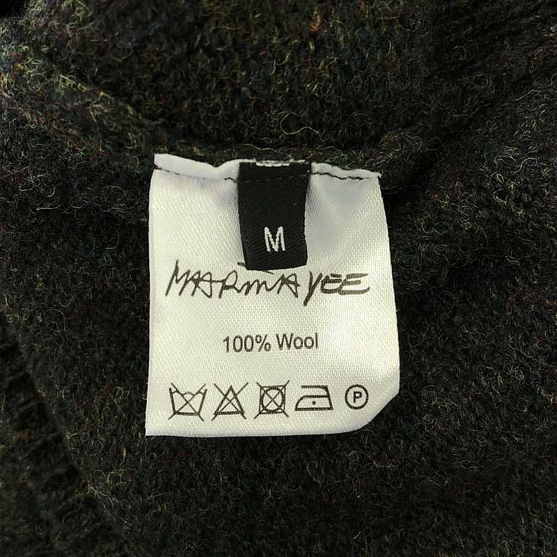 【美品】  MARINA YEE / マリナイー | 2022AW | MY Knit 2 - Origami Knit オリガミ ニット | M | オリーブ | メンズ 美品】 MARINA YEE / マリナイー | 2022AW | MY Knit 2 - Origami Knit