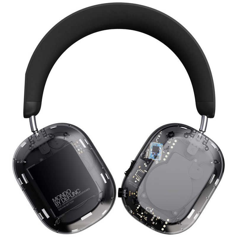 株 コジマ_ 未開梱 MONDO BY DEFUNC ブルートゥースヘッドホン Over Ear トランスペアレント ノイズキャンセリング対応 |Bluetooth対応 M1002