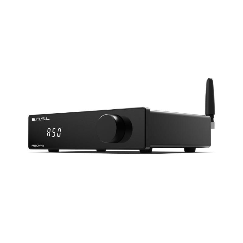 S.M.S.L A50PRO アンプ Bluetooth 小型 パワーアンプ アンプIC MA12070P x2搭載 | HDMI ARC 対応|EQ 高低音調節 |リモコン操作 | 2.1ch 2