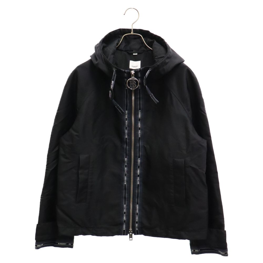 BURBERRY (バーバリー) Logo Detail Nylon Hooded Jacket ロゴデザイン
