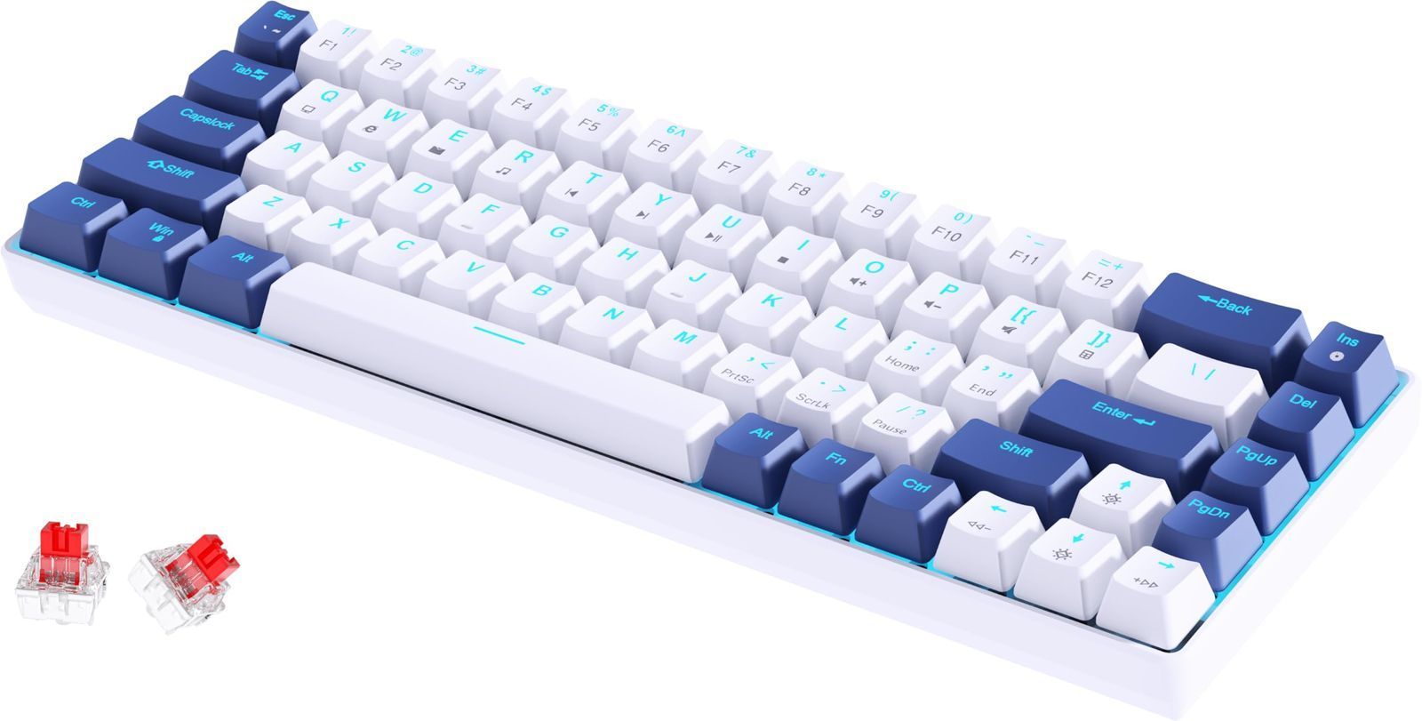 【数量限定】Blue-White) (Dark レッドスイッチを使用して、PCお