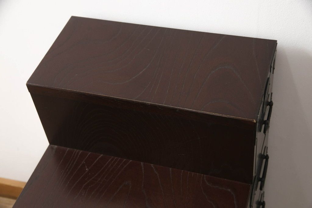 ☆事前問合せ必須☆ 青木産業製 階段箪笥 中古 上質 江戸整理タンス