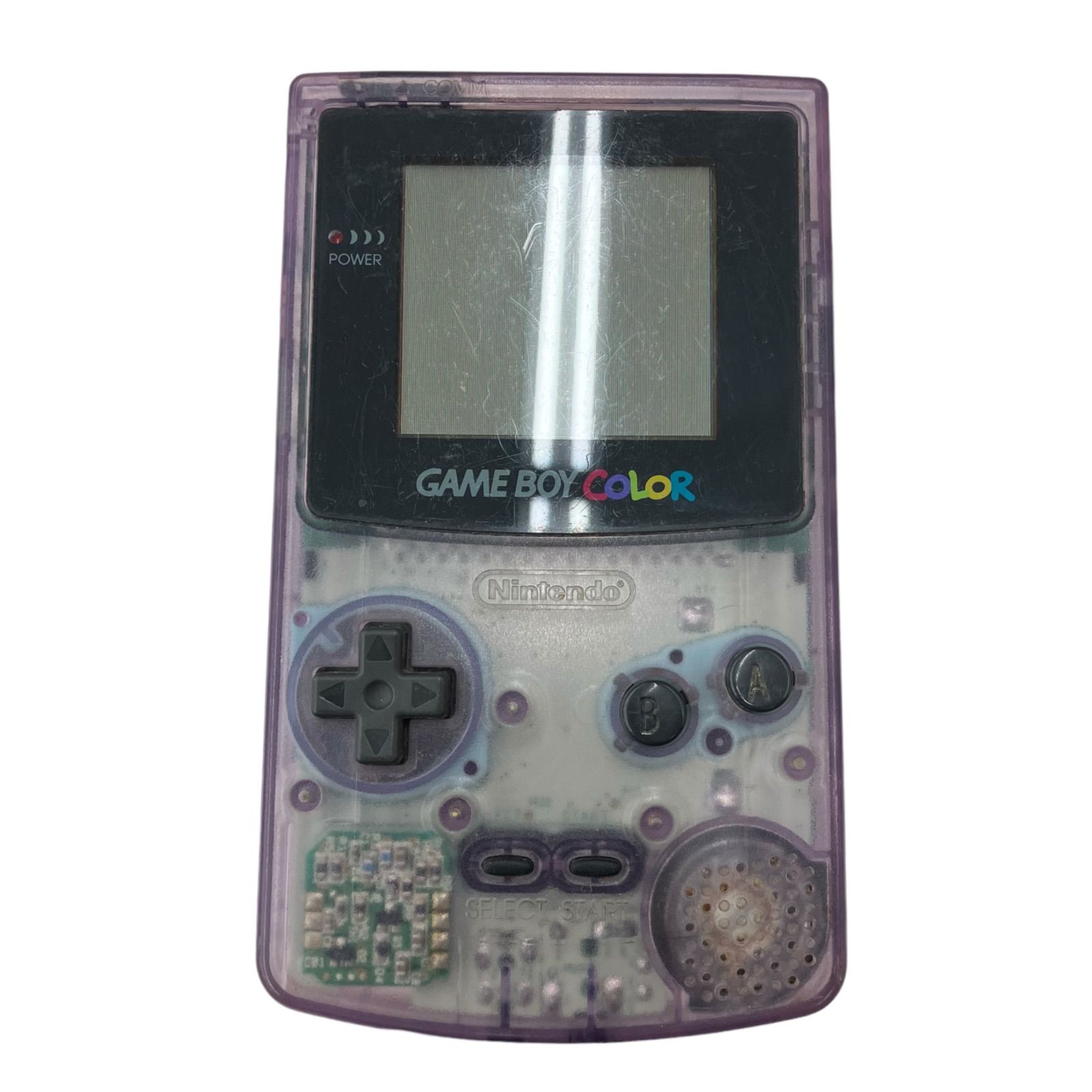 GBC ゲームボーイカラー本体 CGB-001・クリアパープル - メルカリ