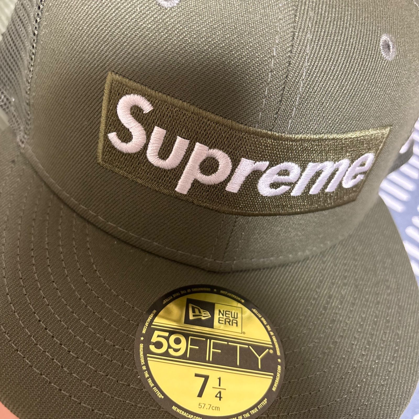 Supreme ダークグリーン キャップ 7 1/4 Supreme ダークグリーン キャップ 7 1/4