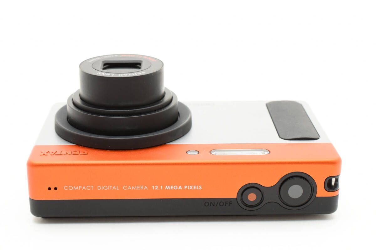 Pentax Optio H90 コンパクトデジタルカメラ　オレンジ　液晶漏れ 極美品 PENTAX Optio H90 オレンジ シルバー 可愛すぎるコンデジ