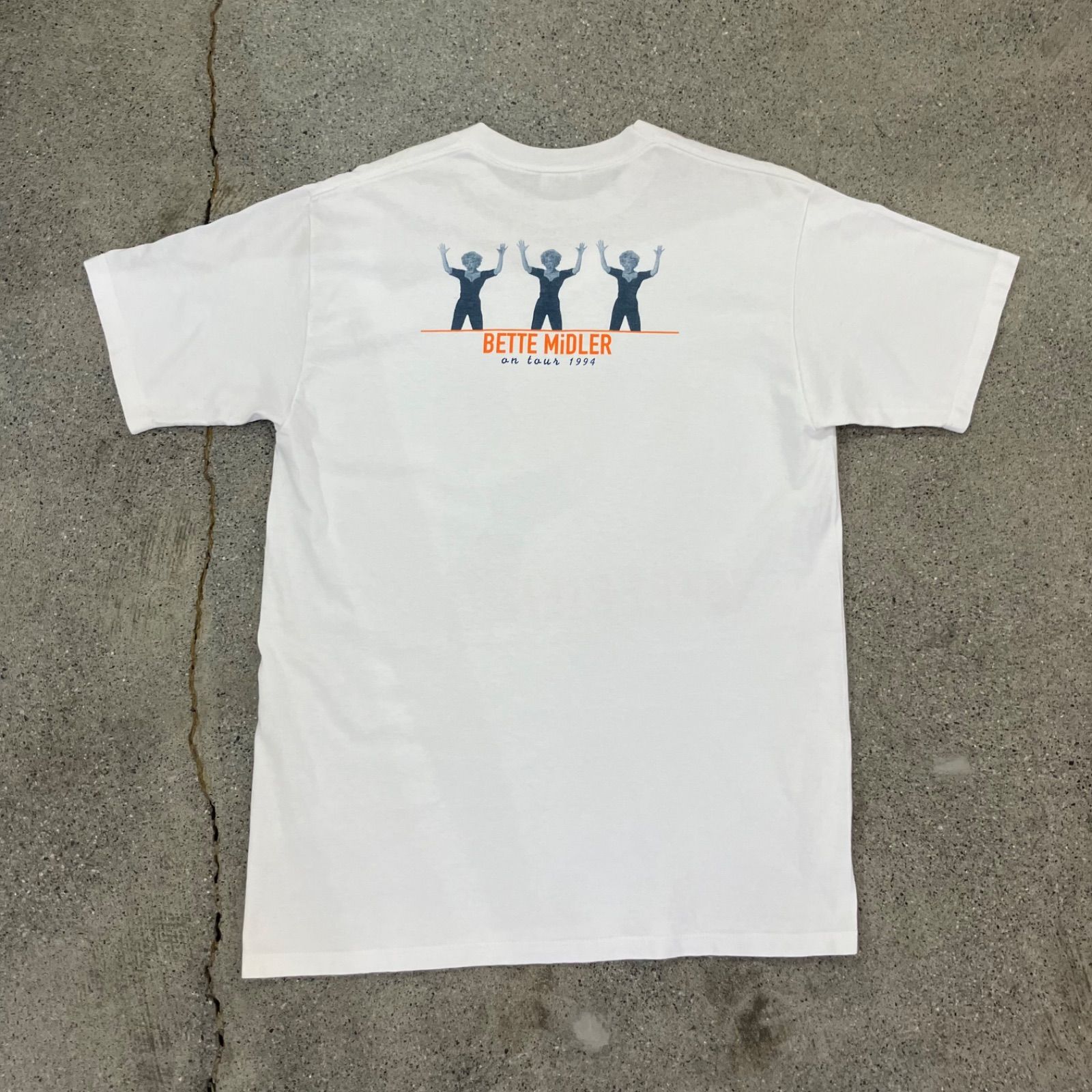 NICE MAN】90s BETTE MIDLER Print T Shirt L 