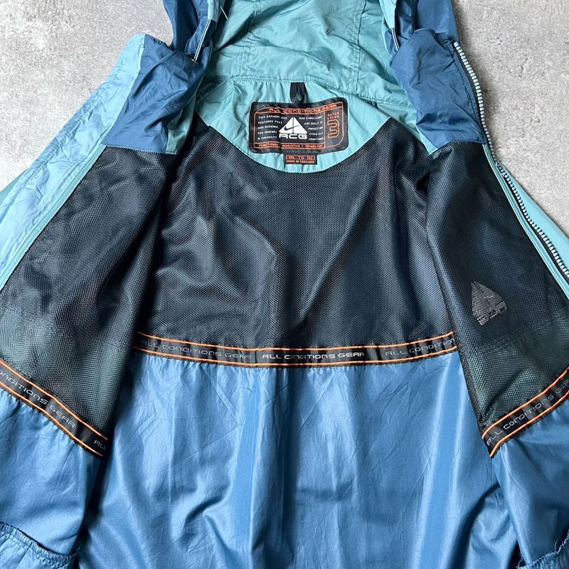 90s 00s NIKE ACG フルジップ ナイロン マウンテン パーカー