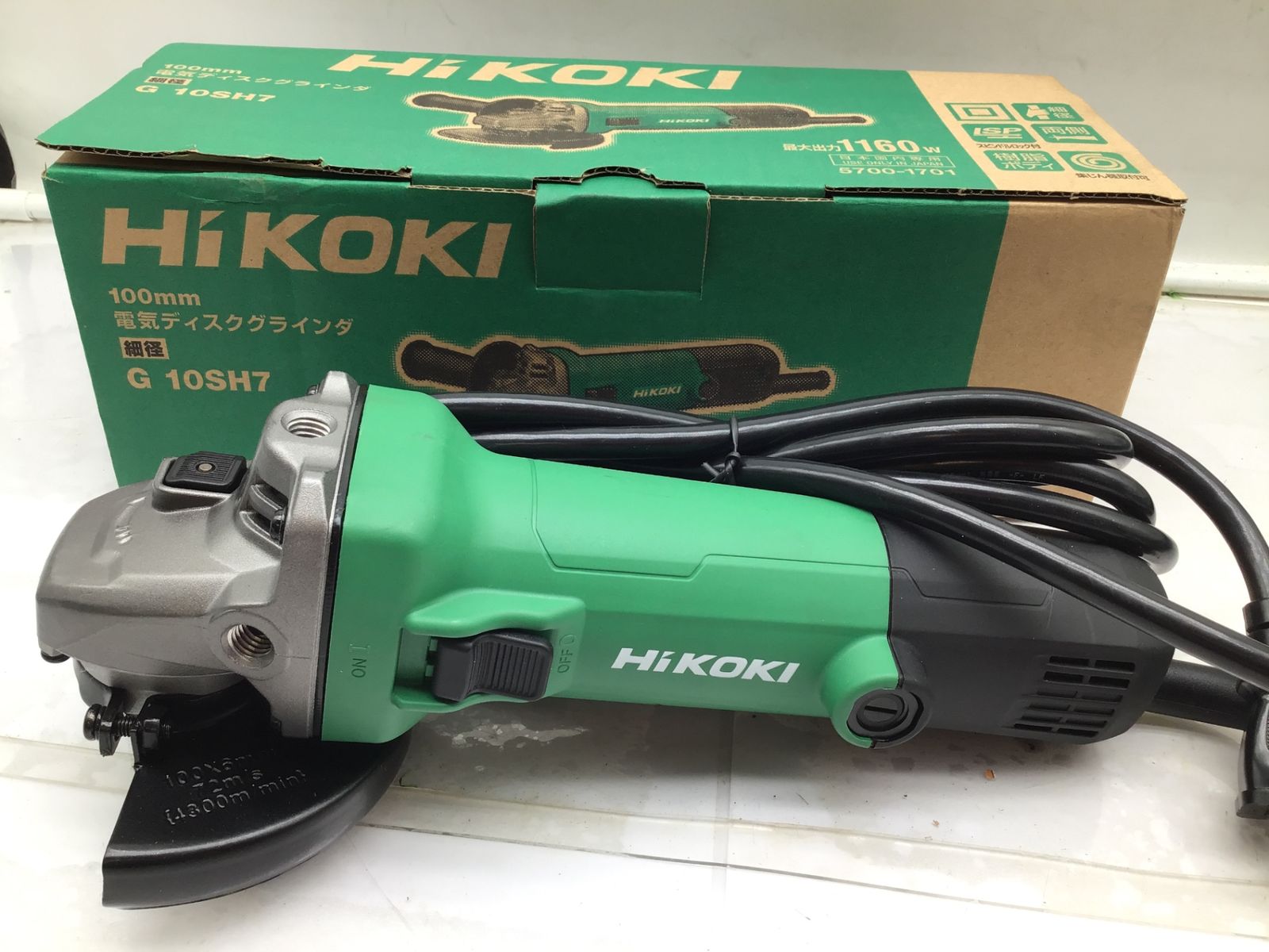 ♥ HiKOKI|ハイコーキ ディスクグラインダー スライドスイッチタイプ G10SH7 ITAI86UAOWJI エコツール笠寺店 M02 HRDEVELOPMENT_JP