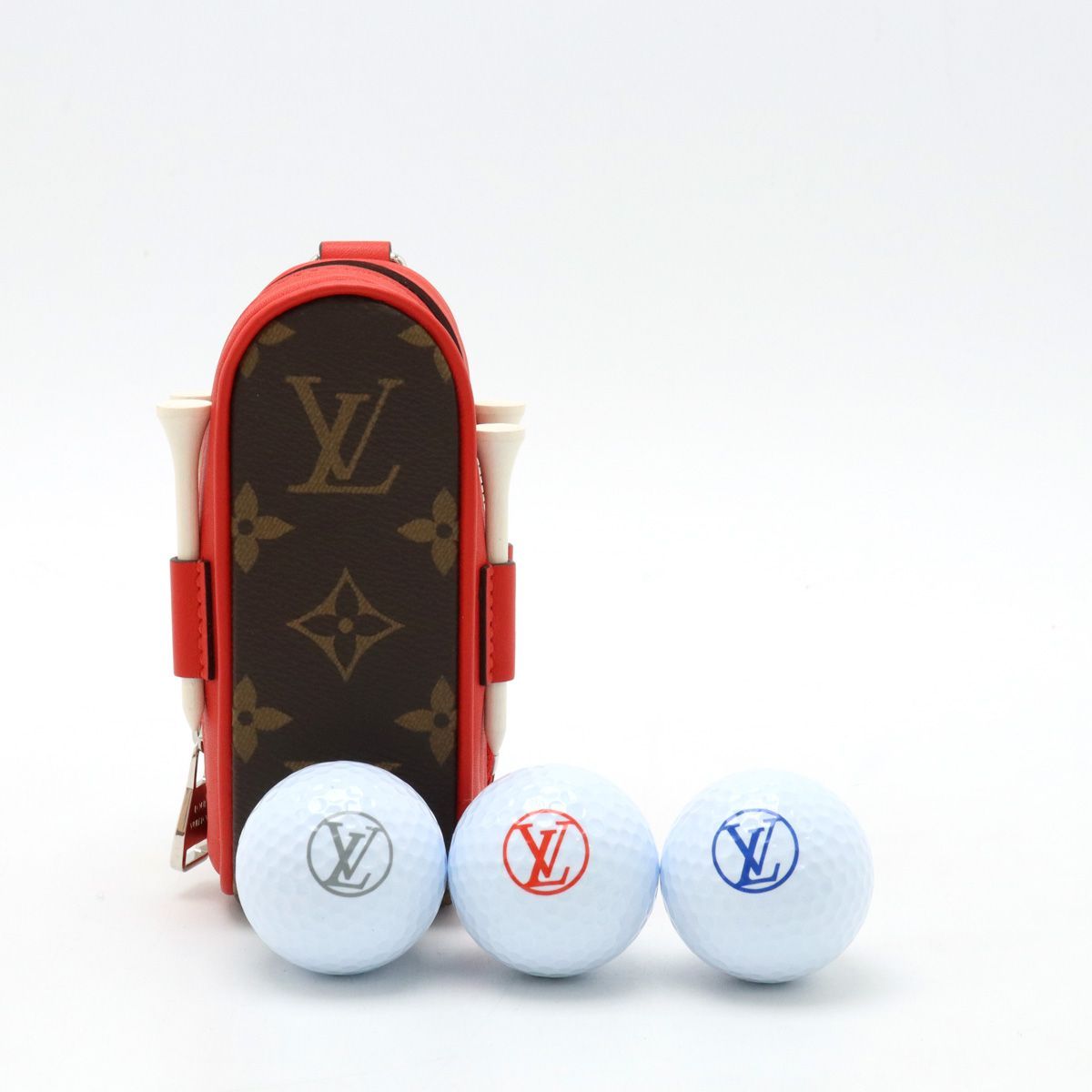 Louis Vuitton ゴルフティーケースとボールセット Louis Vuitton ゴルフティーケースとボールセット