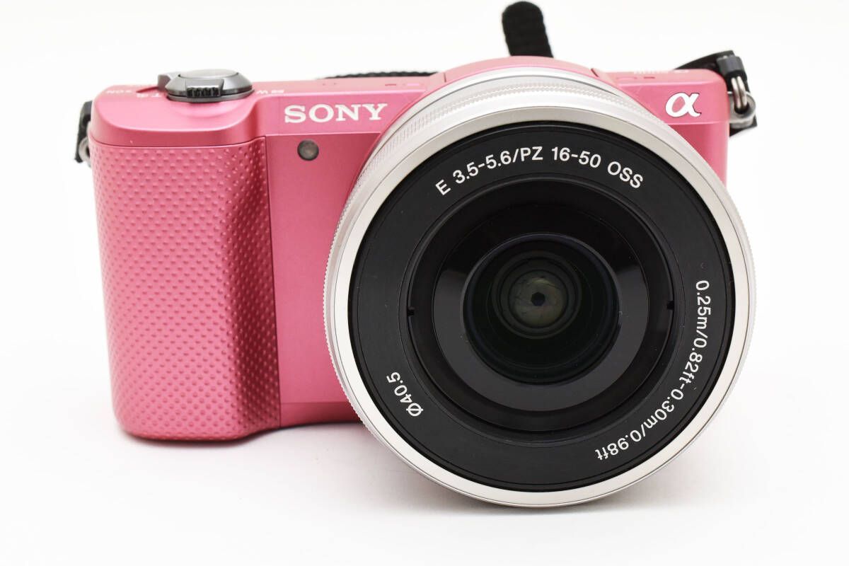極上品] ソニー SONY ミラーレス一眼カメラ ピンク α5000 ILCE