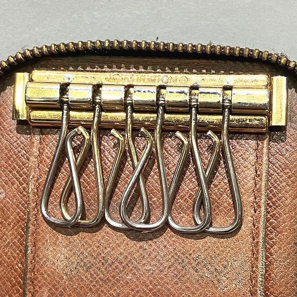 □美品□ ルイヴィトン ポシェット 6 クレ ラウンド ジッピー
