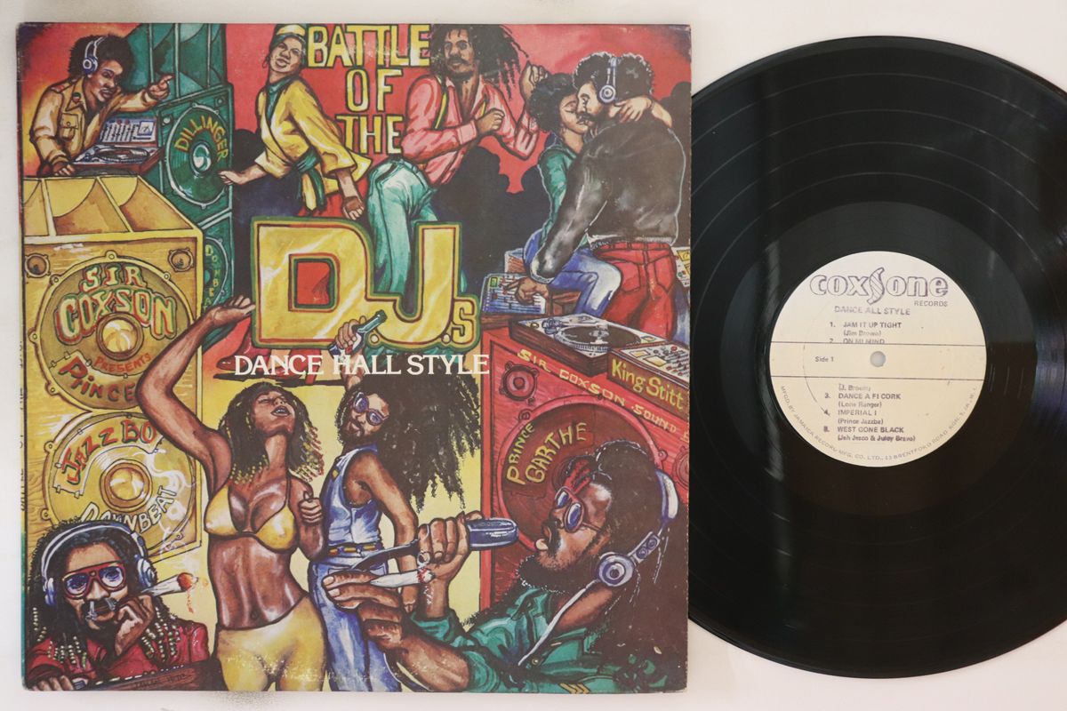 ジャマイカLP Various Battle Of The D.J.s Dance Hall Style SOLP1001 Coxsone Records |00260